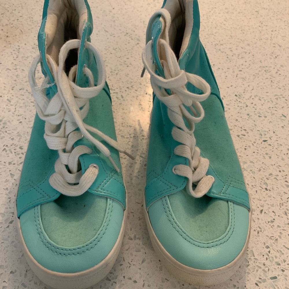Light green/ teal shoes